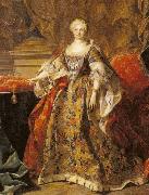 Louis Michel van Loo Portrait of Elisabeth Farnese oil painting on canvas